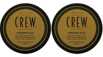 Comprar Dúo Cera Fija Fuerte Brillo Medio Molding Clay American Crew