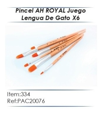 Imagen 8 de 9 de Pinceles Ah Royal X Estuches