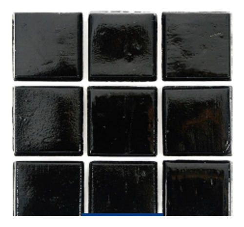 Caja Mosaico Para Alberca Kolorines Negro 2x2 Cm 