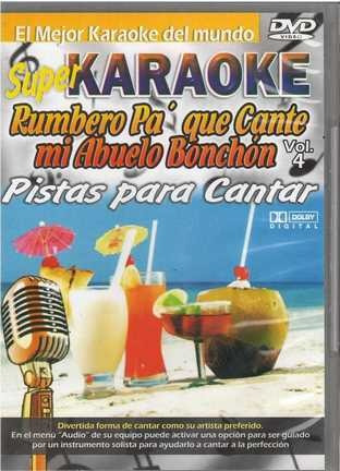 Dvd - Super Karaoke Vol. 4 / Rumbero Pa' Que Cante Mi A.