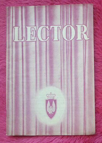 Revista Lector N°24 - Noviembre De 1953 - Hugo Wast