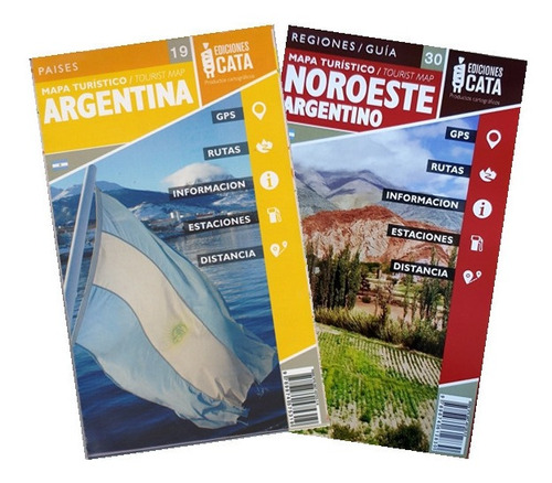 Kit Com Dois Mapas Argentina E Noroeste Argentino