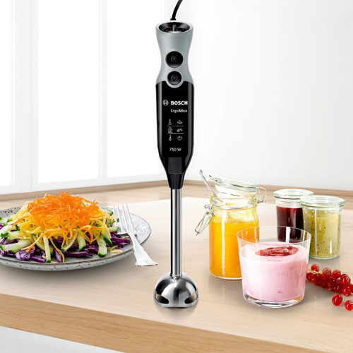 Imagen 5 de 12 de Mixer Bosch ErgoMixx MSM67170 negro y acero inoxidable 220V - 240V 50 Hz x 60 Hz 750W