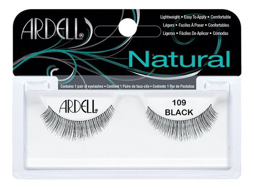 Pestañas Postizas Ardell Natural Lashes 109 Black