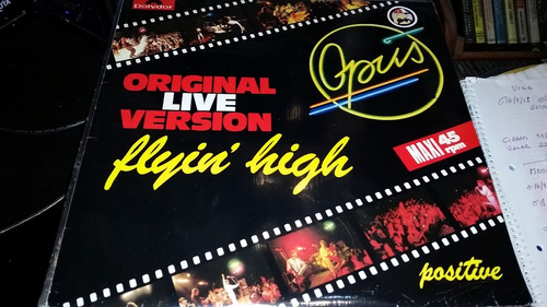 Opus Flyin High (original Live Version) Vinilo Maxi Germany