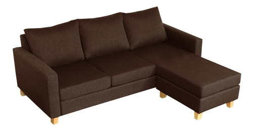 Sofa Esquinero Reversible En Chenille Antidesgarro Premium