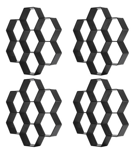 Molde Hexagonal Para Pavimento, Bricolaje, 4 Piezas, Para Pa