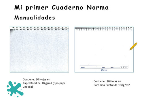 Mi Primer Cuaderno Norma Manualidades Mi Primer Cuaderno