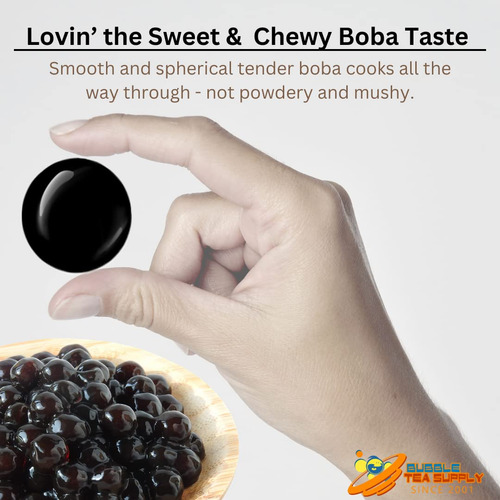 Bolas Boba De Tapioca Sabor Azúcar Morena 1 Kg Para Té