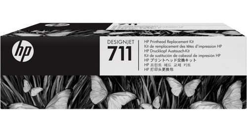 Kit Cabezal + 4 Tintas Hp 711 Original C1q10a T120 T520