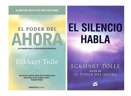 Poder Ahora + Silencio Habla Tolle - 2 Libros Bolsillo Y Gde