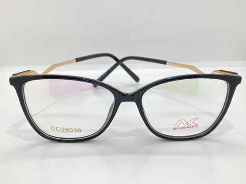 Armação Óculos Grau Feminino Design Acetato Tamanho 53