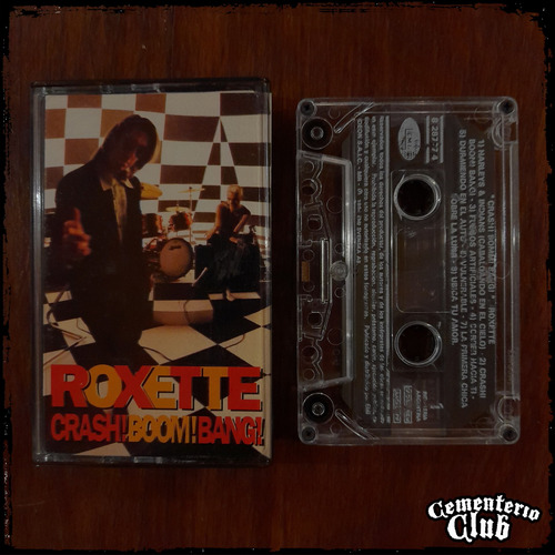 Roxette - Crash Boom Bang - Ed Arg 1994 Cassette