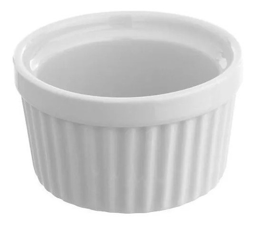 Ramekin Rayado 1.5 Oz De Porcelana Ø 5.8 Cm 12 Piezas