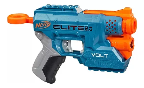 Lança Dardo Elite Rukkus Ics 8, Nerf, Azul/laranja