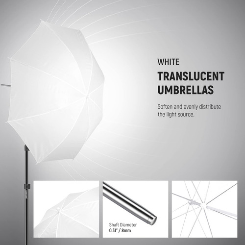 Kit De Iluminación De Fotografía Neewer 400w Con Accesorios
