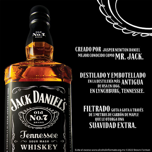 Whiskey Jack Daniel's Tennesse Old No.7 700ml
