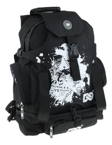 . Bolsillo De Múltiples Bolsillos Patines Negro09 Negro09