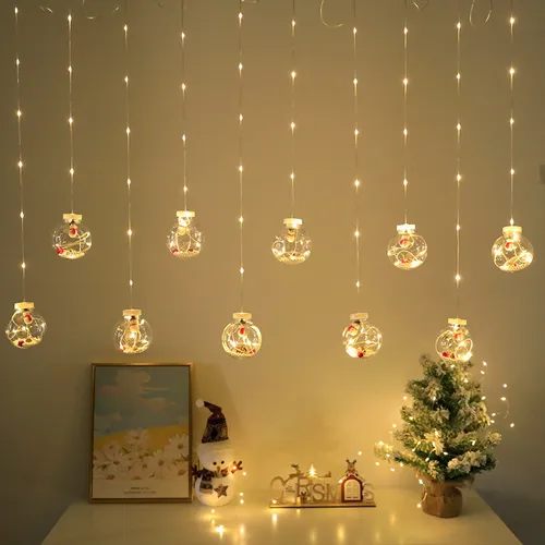Cortinas Luminosas Con Forma De Bola De Deseos, Control De E