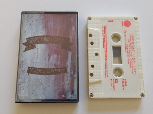 Cassette Original Bon Jovi New Jersey 1988 En Olivos - Zwt