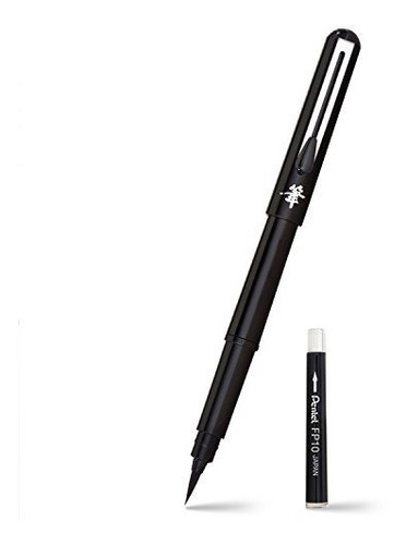 Pentel Arts Pocket Brush Pen Incluye 2 Recargas De Tinta Neg