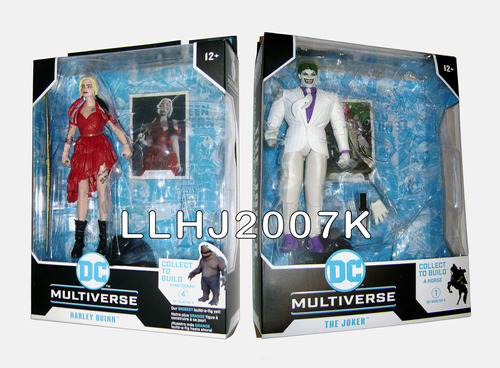 Lote Harley Quinn & The Joker Sin Piezas Baf Dc Multiverse