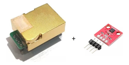 Combo Sensores - Co2 Ndir Mhz-19c + Htu21d Temperatura Hum