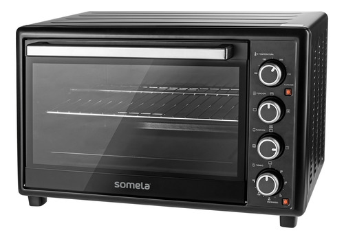 Horno Electrico Somela 46 Litros Dark Oven To4601bk