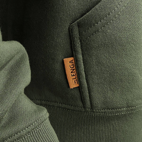 Polerón Con Capucha Y Cierre Ykk® Hombre Lingue Lenga®
