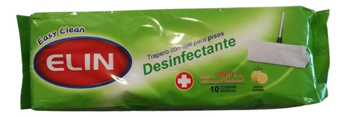 Trapero Húmedo Desinfectante Multiuso Limón 10 Unid