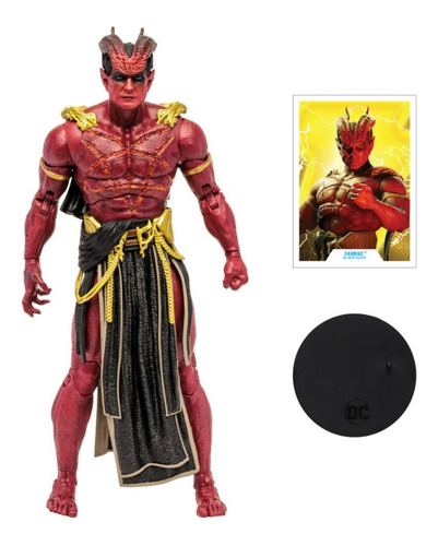 Black Adam Figura Mega Sabbac Mcfarlane Dc Multiverse