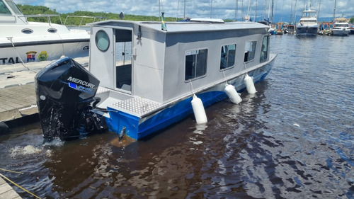 Barco Alumínio 8 Metros Com Cabine