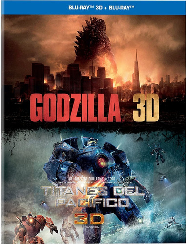 Godzilla / Titanes Del Pacífico | Blu Ray + 3d Película 