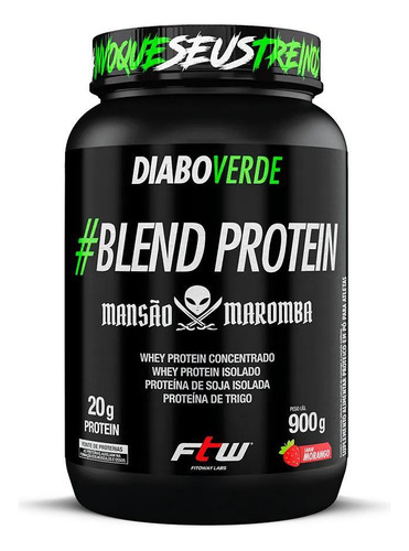 Diabo Verde Blend Protein 900g Mansão Maromba - Ftw