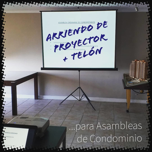 Imagen 4 de 10 de Arriendo Proyector Data Show Pantalla Tv Led Telón