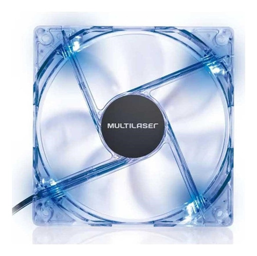 Cooler Fan Multilaser 12x12 Cm C/ Led Azul - Ga135