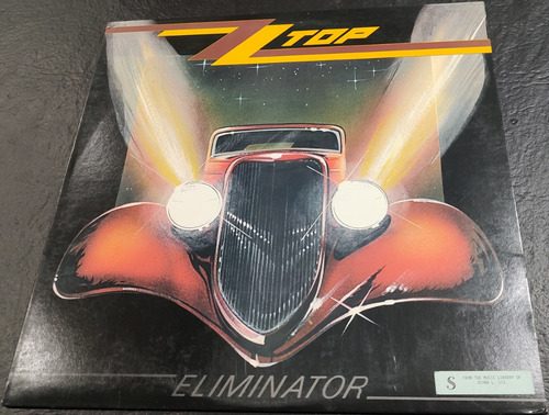 Zz Top - Eliminator Lp Usa 1ra Edicion Stevie Ray Vaughan 