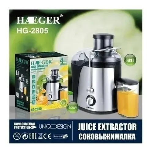 Imagen 4 de 4 de Extractor De Jugo Saca Jugo Electrico Sacajugos Exprimidor