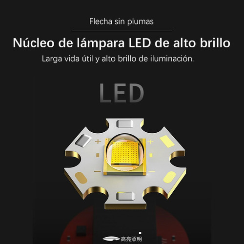 Recargable Usb Mini Linterna Led Lmpermeable Larga Distanci