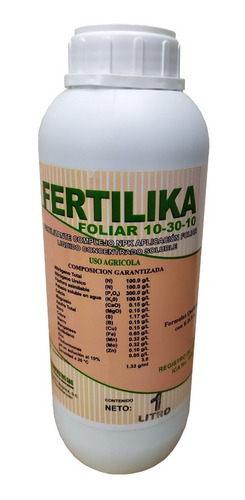 Fertilizante Foliar 10-30-10 X Litro