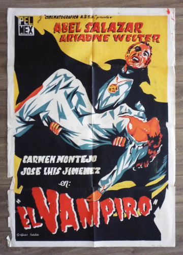 Afiche Poster Pelicula El Vampiro