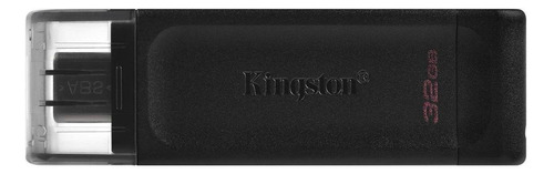 Pendrive Kingston DataTraveler 70 DT70 32GB 3.2 Gen 1 negro