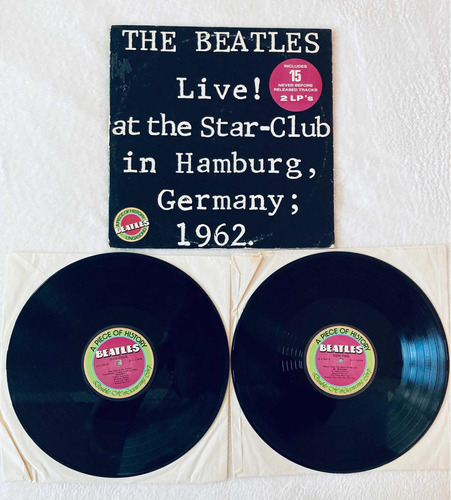 The Beatles Live In Hamburg Lp Vinyl Vinilo Ed Usa 1977 2lp