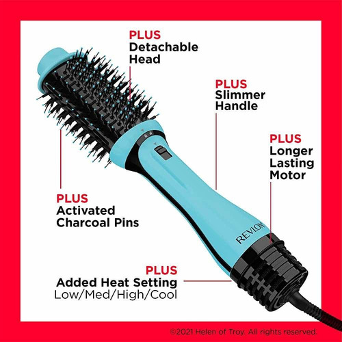 Revlon One-step Plus - Cepillo De Aire Caliente Y Secador