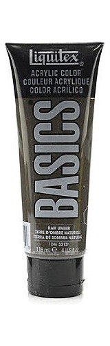  Acrilico Color Raw Umber 4 Oz Tube Pack 3