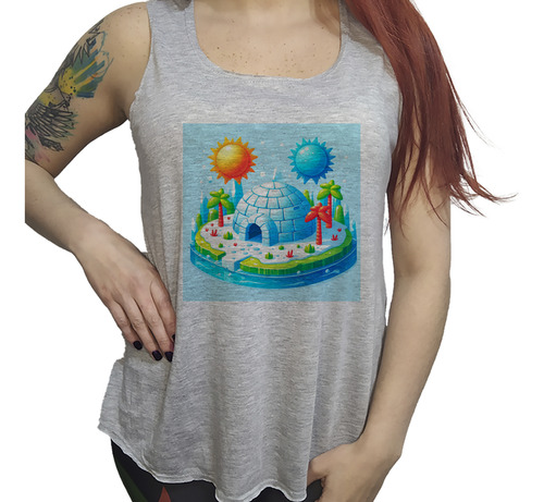 Musculosa Dama Iglu Multicolor Soles Congelados