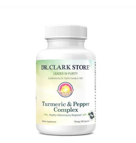 Dr Clark | Turmeric & Pepper Complex | 710mg | 100 Capsules