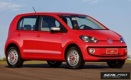 Imagen 3 de 11 de Protector De Zócalos Transparente Volkswagen Up, Sealpro