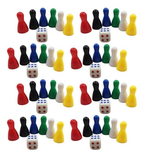 48 Piezas Coloridas Piezas De Plástico