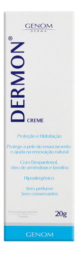  Creme Proteção e Hidratação Dermon Caixa 20g